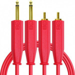 DJ TECHTOOLS Chroma Cable Audio RCA - JACK 6,3 - 1,5 m czerwony