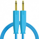 DJ TECHTOOLS Chroma Cable Audio JACK-JACK 6,3 - 1,5 m niebieski
