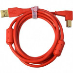 DJ TECHTOOLS Chroma Cable USB A/B 1,5 m - łamany czerwony