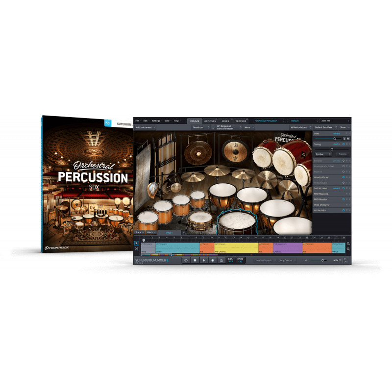 Toontrack Orchestral Percussion SDX [licencja]