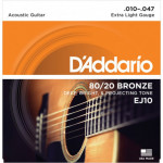 D'Addario EJ10 Extra Light (010 - 047)