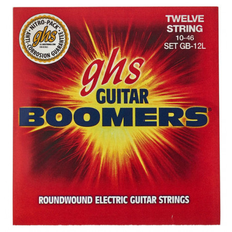 GHS GUITAR BOOMERS GB-12L, 12-string