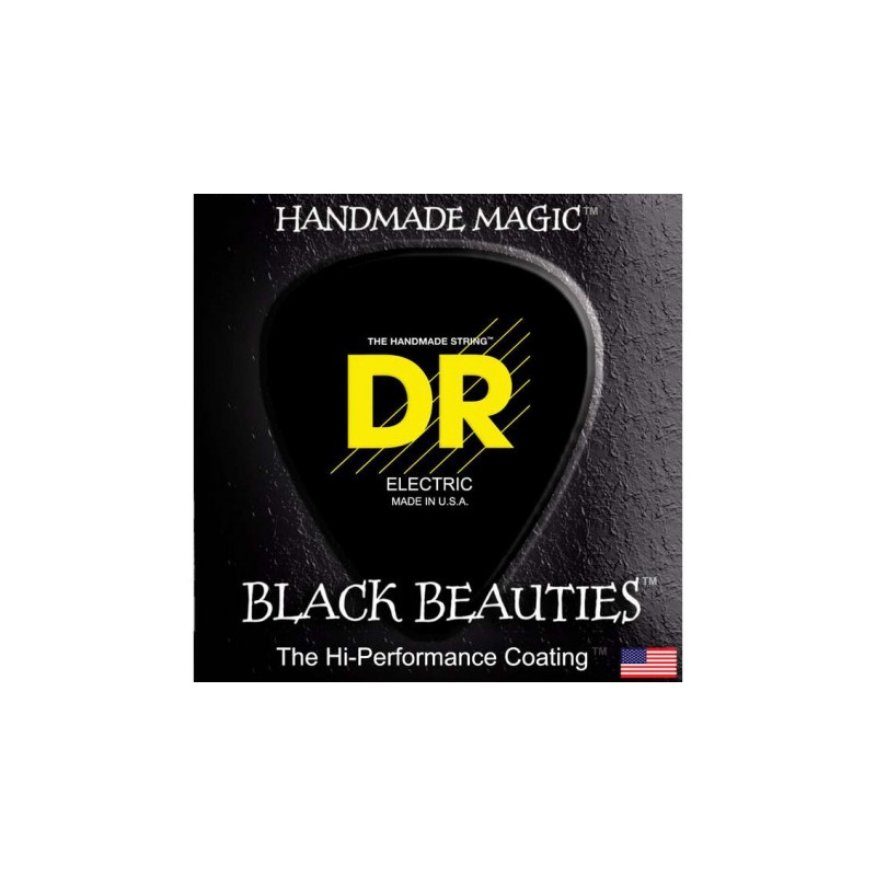 DR Strings Black Beauties BKE-10, 10-46