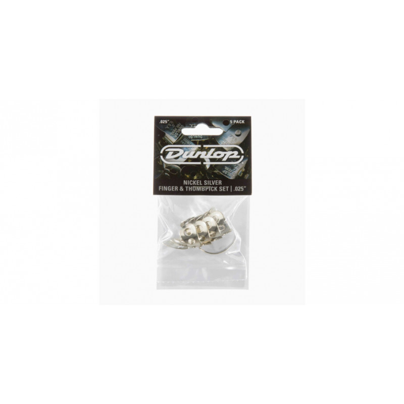 Dunlop 33P Nickel Silver Thumb- & Fingerpicks