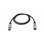 RockCable Mic Cable - XLR (m) / XLR (f), 1m, color coded