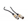 RockCable Mic Cable - XLR (m) / XLR (f), 1m, color coded