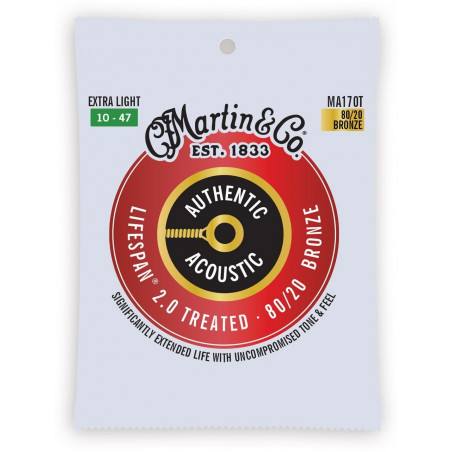 Martin MA170T, Authentic Treated Extra Light 80/20