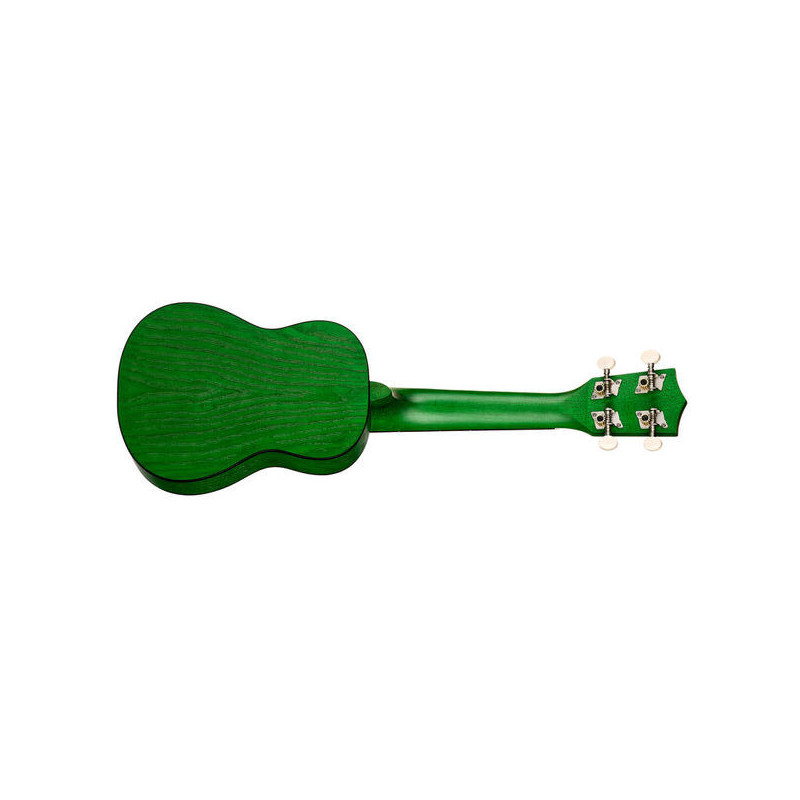 Harley Benton UK12 Stain Ash Green ukulele sopranowe