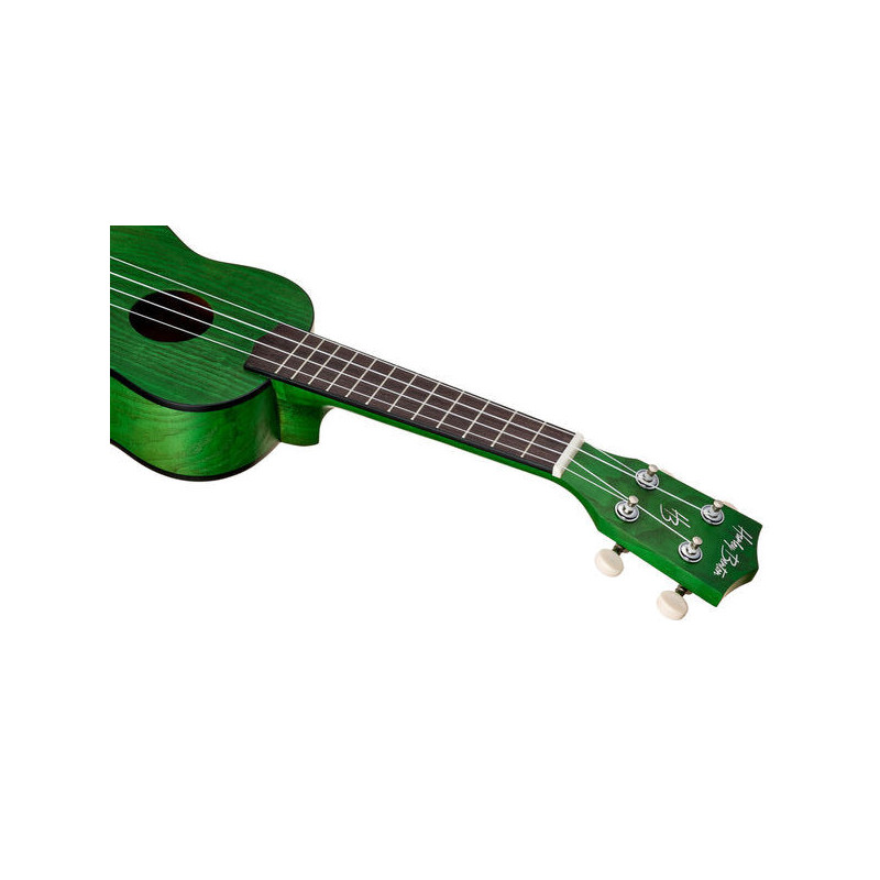 Harley Benton UK12 Stain Ash Green ukulele sopranowe