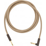 Fender 10' Angled Instrument Cable Pure Hemp Nat