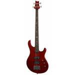 PRS SE Kingfisher Bass Guitar in Scarlet Red
