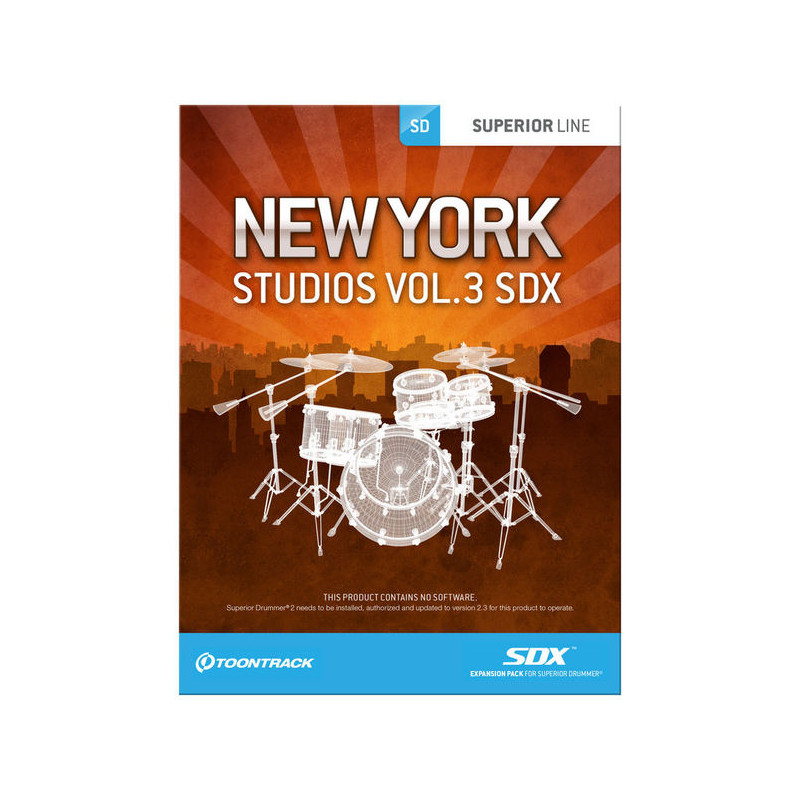 Toontrack New York Studios Vol.3 SDX [licencja]