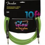 Fender Professional Glow in the Dark Cable 10' GRN