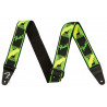 Fender Neon Monogram Strap Green/Yellow
