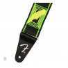 Fender Neon Monogram Strap Green/Yellow