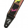 Fender Neon Monogram Strap Yellow/Pink