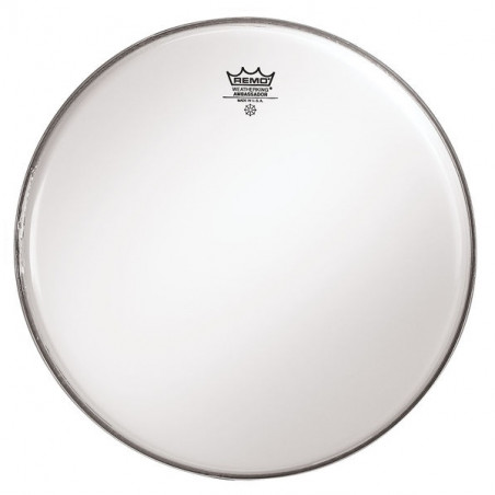 Remo Ambasador Smooth White 22"