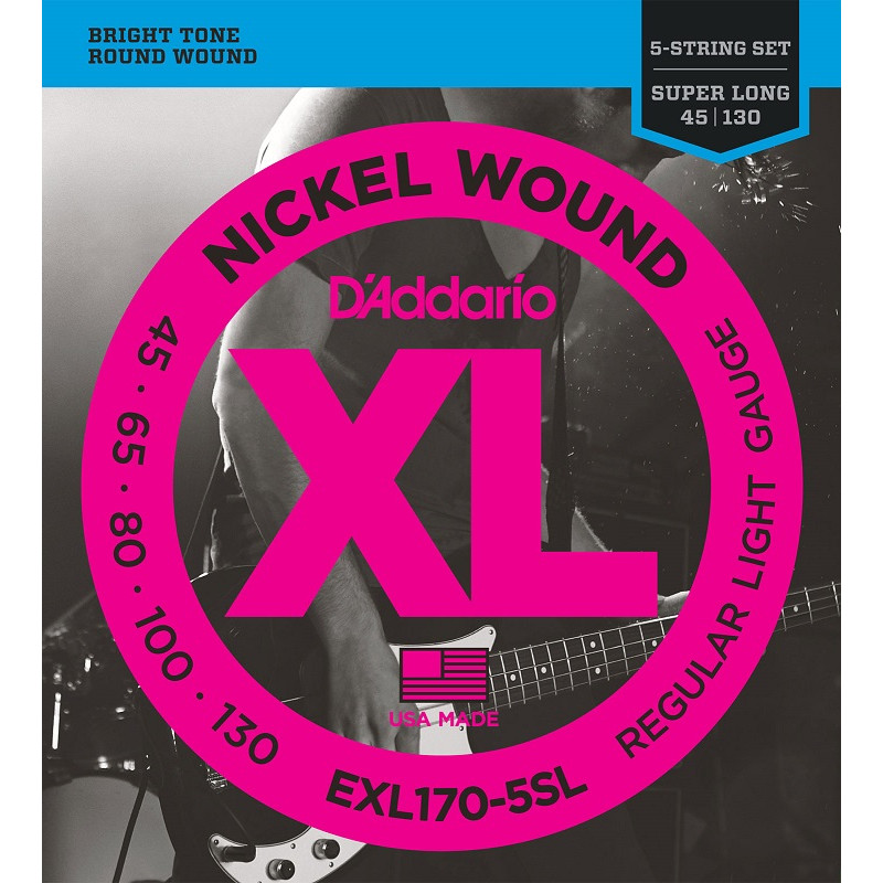D'Addario EXL170-5SL 45-130