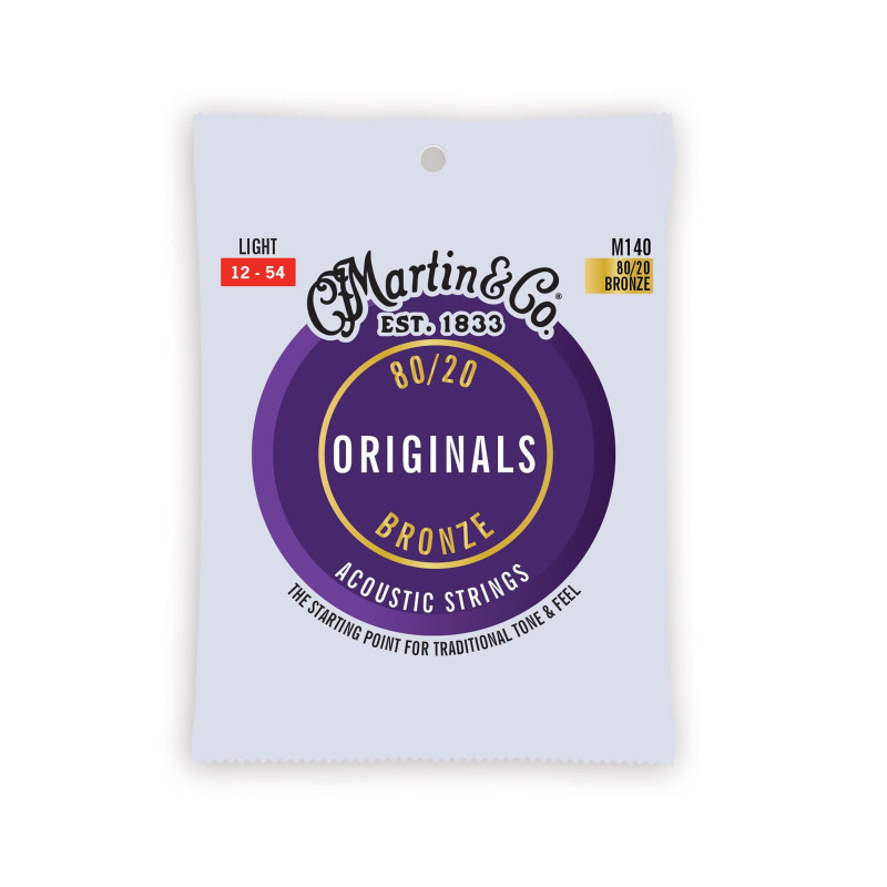 Martin Originals 80/20 Bronze Light 12-54 M140