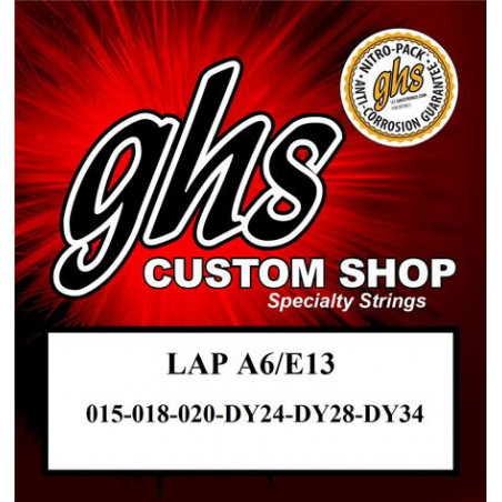 GHS LAP-A6/E13 Electric Lap Steel String Set