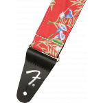Fender Hawaiian Strap Red Floral