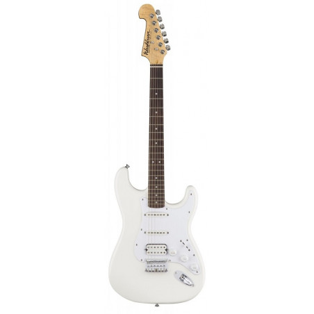 Biały gitar elektryczna