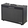 Czarny wzmacniacz gitarowy Line 6 Catalyst z logo na przednim panelu