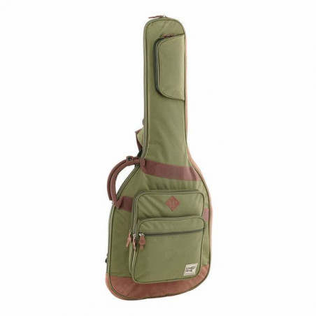 Zielony futerał na gitarę basową