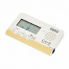 Korg CA-2 Chromatic Tuner w kolorze białym z złotymi wstawkami.