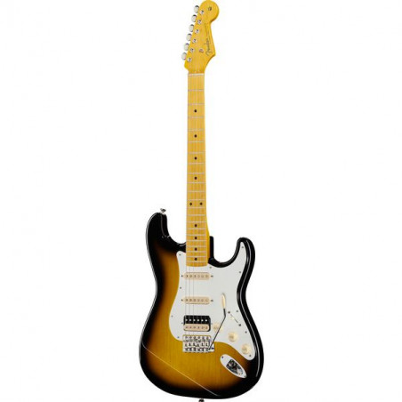 Czarno-złota gitara elektryczna