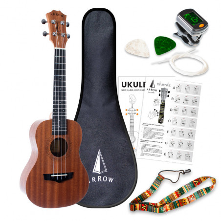 Arrow MH10 Sapele Concert Set